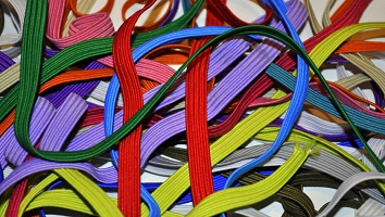 braided rubber bands, elastic braids
